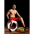 thumbnail image 5 of NELEUS Men's Performance Compression Shorts Athletic Workout Underwear 3 Pack,Black+Gray+Red,US Size S, 5 of 8