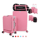 thumbnail image 1 of Maletas de Viaje 20 y 26 Pulgadas con Ruedas y Mochila para Equipaje de Mano y Cabina 10 kgs Candado TSA Color Rosa ROLLWAY RW-LU04, 1 of 6