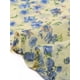 thumbnail image 5 of Falda corta de gasa con volantes en capas y estampado floral para mujer, cintura elástica, amarilla y azul, talla S, 5 of 6