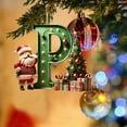 thumbnail image 4 of Cheapark 26 Letters Christmas Tree Pendants - Personalized Hanging Ornaments for Xmas Decor, 4 of 5