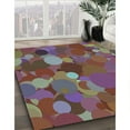 thumbnail image 2 of Ahgly Company Indoor Square Patterned Rose Dust Purple Area Rugs, 6' Square, 2 of 6