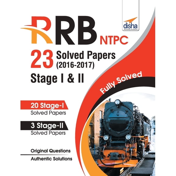 RRB NTPC 23 Solved Papers 2016-17 Stage I & II English Edition, (Paperback)