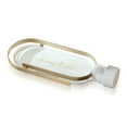 thumbnail image 3 of Soporte de esponja de baño de Acero inoxidable Advancent estante de Almacenamiento blanco, 3 of 6