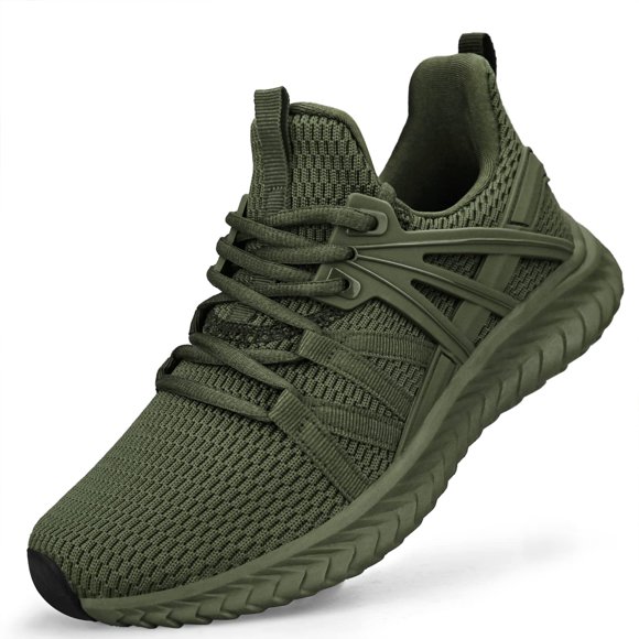 Zapatillas Abboos de espuma viscoelástica sin cordones para mujer, para caminar, tenis