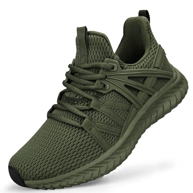 Zapatillas Abboos de espuma viscoelástica sin cordones para mujer, para caminar, tenis