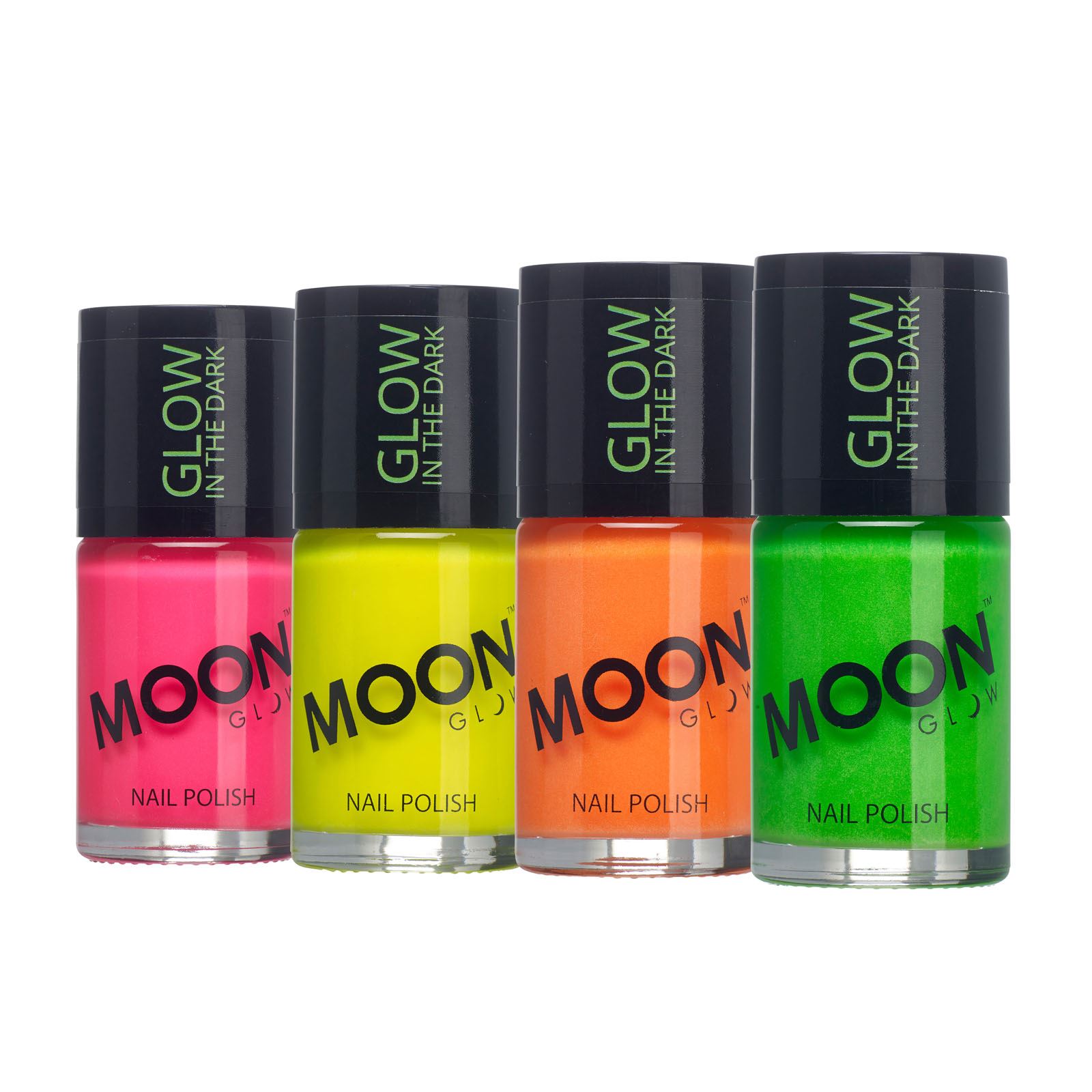 Moon Glow Glow in the Dark Nail Polish Set of 4