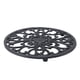 thumbnail image 2 of Carved Trivet Mat Iron Round Shape Vintage Pattern Multifunctional Modern Kitchen Trivet, 2 of 4
