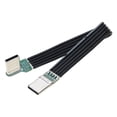 thumbnail image 3 of YIEMEEN 60W 90 Degree USB C Male to Female to Male Flat Ribbon Cable for Smartphones, 3 of 11