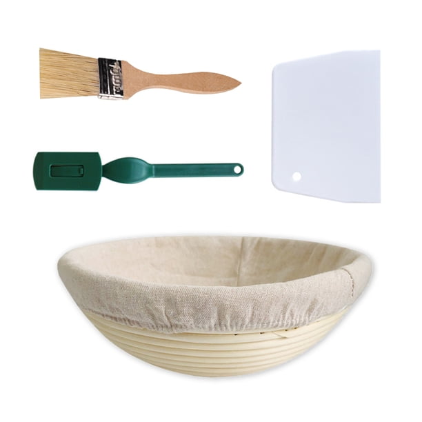 Cesta de fermentación de masa FLhrweasw de mimbre Natural para hornear pan