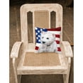thumbnail image 2 of Carolines Treasures BB9701PW1818 Westie Patriotic Fabric Decorative Pillow  18H x18W multicolor, 2 of 2