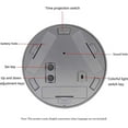 thumbnail image 4 of Ceiling Projector Alarm Clock,with Ambient Light,Simple and Practical,Starlight LED(Excluding Batteries), 4 of 5