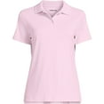 thumbnail image 3 of Lands' End Women's Short Sleeve Feminine Fit Interlock Polo Shirt, 3 of 3