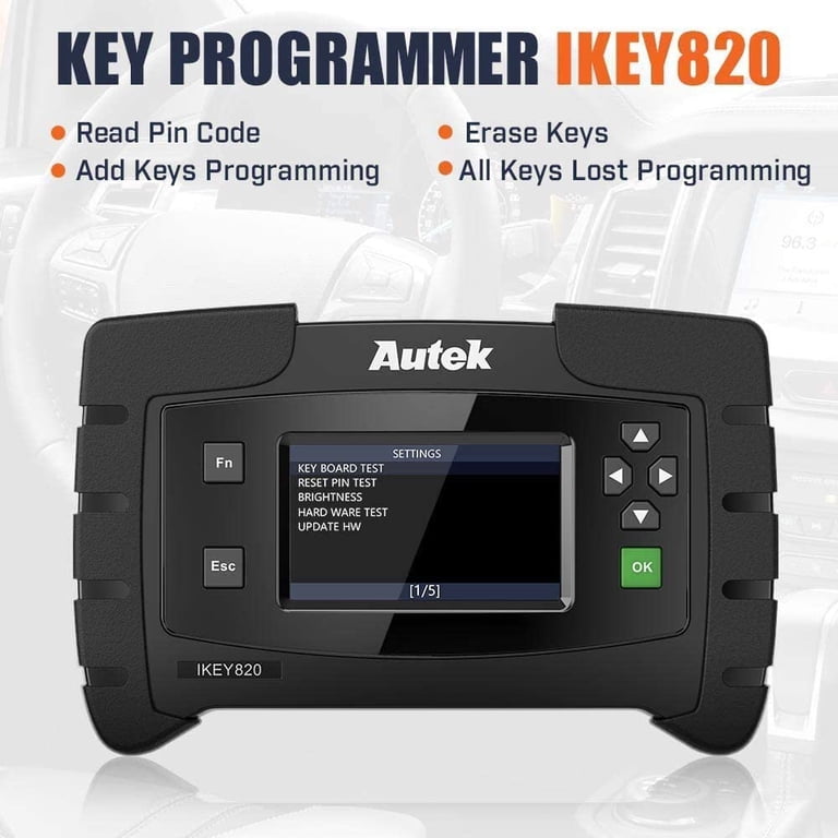 Programmateur De Clés De Voiture Autek IKEY820 (2023) - Pour Serruriers Et Pros