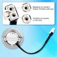 thumbnail image 4 of 2pcs Range Hood Light Bulbs, Stainless Steel Range Hood LED Light Replacement Recessed Kitchen Range Hood Light, 4 of 5