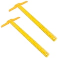 thumbnail image 2 of 2 Pcs Règle de Marquage Claire T Mesure Carrée Règle Portable T Règle Carrée pour Mesurer, 2 of 7