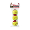 Wilson US Open Starter Kids Tennis Balls, 3-Ball Pack, (Age 8 & Under)