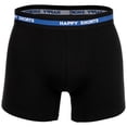 thumbnail image 4 of Happy Shorts Men's Boxer Shorts, 3-Pack - Retro Jersey, Logo Waistband Hawaii L (Large), 4 of 7