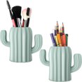 thumbnail image 1 of 1pc Stylish Cactus Pencil Holder - Desktop Organizer for Pens, Pencils, Makeup Brushes - Eco-Friendly and Durable, 1 of 4