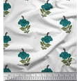 thumbnail image 1 of Soimoi Cotton Voile Fabric Leaves & Floral Block Print Fabric by Yard 42 Inch Wide, 1 of 3