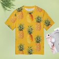 thumbnail image 4 of Lunarable Pineapple T Shirts Basic T-Shirt Short Sleeve Ladies Tee Shirt Summer Graphic Clothing, 4 of 6