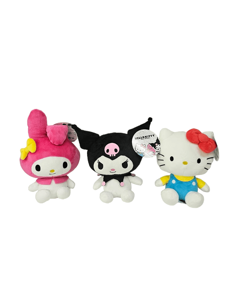 Squishmallow Official Kellyto Sanrio Hello Kitty , My Melody and Kuromi