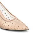 thumbnail image 3 of DREAM PAIRS Women’s Mesh Polka Dot Stiletto Pumps, 3 of 5