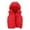 Red, variant on REDARER Kids Hooded Vest, Sleeveless Winter Puffer Coat for Boys Girls, Solid Color Outerwear,3-4 Years