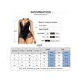 thumbnail image 3 of Gvmfive Women's Lace Up Sexy One Piece Lingerie Solid Babydoll Romper Underwear, 3 of 3