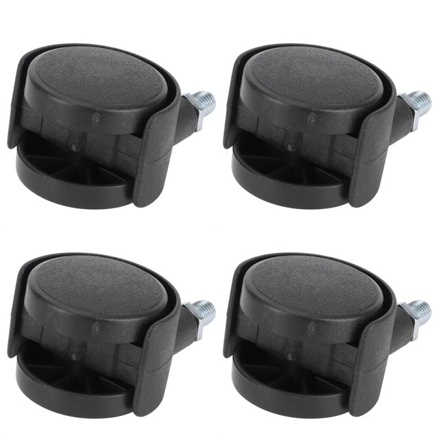 4pcs 1.5in Casters, Furniture Casters, Universal Wheels, Threaded Universal Wheels