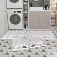 thumbnail image 5 of Christmas Kitchen Rugs and Mats Set of 1 Gnome Holding Snowflakes Gray Background Kitchen Sink Mat,Non-Slip Area Runner Rug,Washable Floor Mat for Home Dining Room Office 18"x47", 5 of 5
