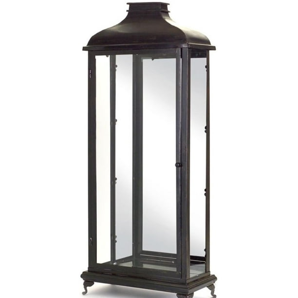 Set of 2 Decorative Black Rectangle Tall 34”H Mirror