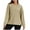Beige, variant on ATOYSOY Women's Retro Solid Color Pullover Side Split Workout Casual Sweatshirts Loose Sweaters Crew Neck Blouses Outwear Long Sleeve Tops Fall Winter Fashion Gray XXL