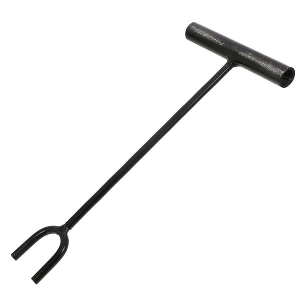Llave multiusos con mango en T para cerrar el medidor de agua Llave resistente para medidor de agua para cerrar fácilmente la válvula de agua Herramienta duradera y confiable Color negro