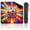 Color 1, variant on Mahjong Mat 31.5" x 31.5" Vibrant Disco Dance Party Sparkling Disco Ball Colorful Lights Non-Slip Noise Reduction Mahjong Tiles Table Cover for Dominoes Poker Card Board and Tile Games