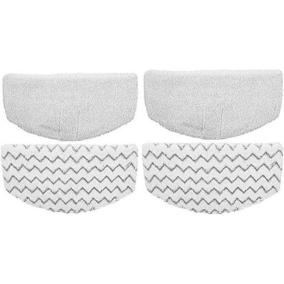 4 Pack Steam Mop Pads Replacement for Bissell Powerfresh Steam Mop 19405 1940W 1440 1544A 1806 18067 2075 Series, Model 1940 5938 19402 19408 19409, Microfiber Washable, Reusable
