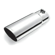 Stainless Single Wall Angle Exhaust Tip