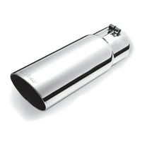 Stainless Single Wall Angle Exhaust Tip