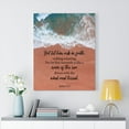 thumbnail image 2 of Scripture Walls  Wave of the Sea James 1:6 Bible Verse Canvas Christian Wall Art Ready to Hang Unframed, 2 of 9