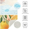thumbnail image 7 of GZHJMY Orange Fruit Bathroom Rug Rectangular Bath Mat Non Slip Bath Rugs Absorbent Shaggy Bathmats for Sink Shower 16" x 24", 7 of 7