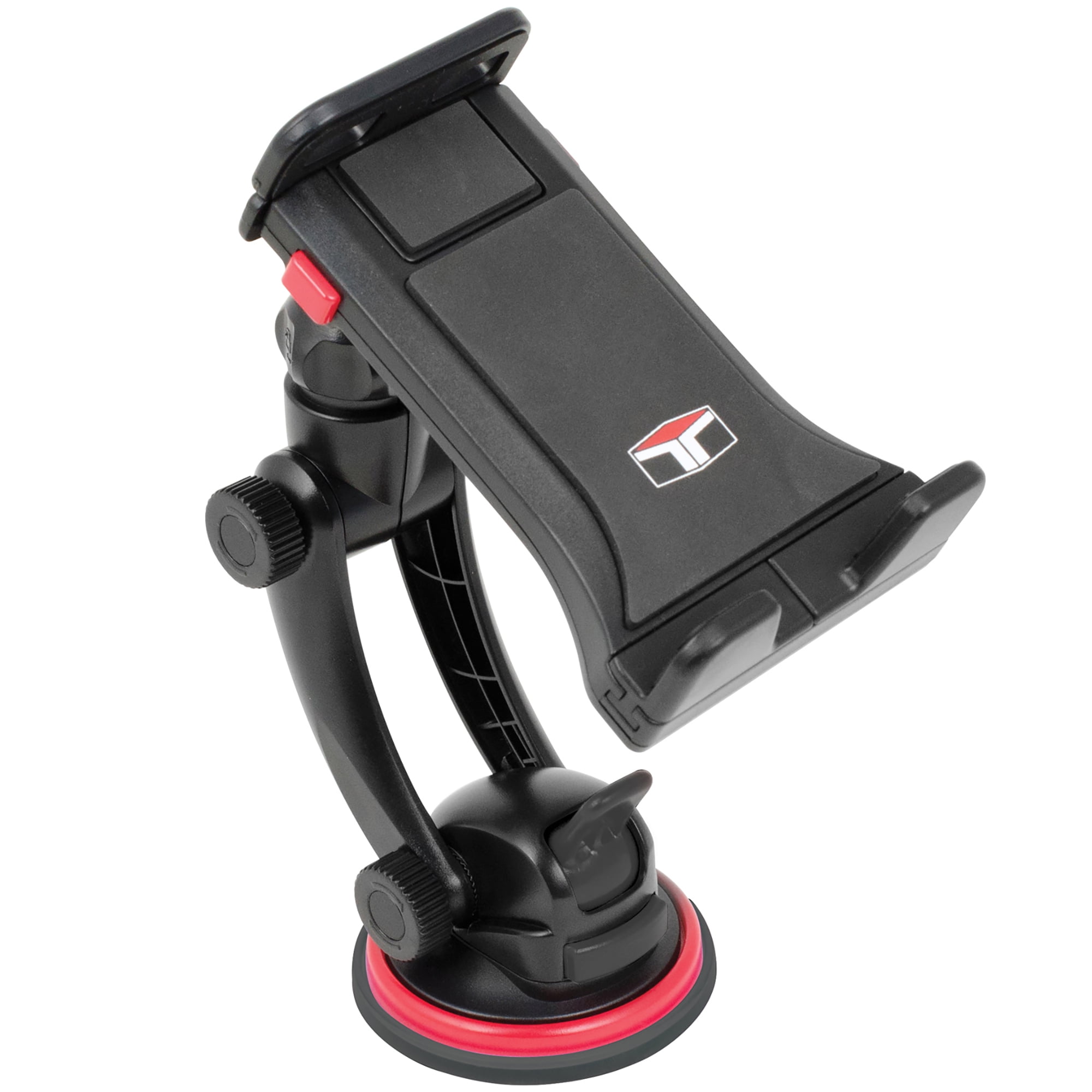 Tuff Tech Super Stick Universal Car Mount Phone Holder Desk Stand with Suction Cup Base and Adjustable Arm for -iPhone, Samsung, LG, Moto, Huawei, Smartphones