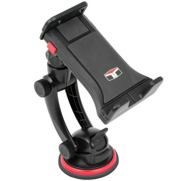 Tuff Tech Super Stick Universal Car Mount Phone Holder with Suction Cup Base and Adjustable Arm, Black
