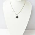 thumbnail image 2 of Pre-Owned Chanel necklace pendant CHANEL here mark CC rhinestone gold black (Good), 2 of 7