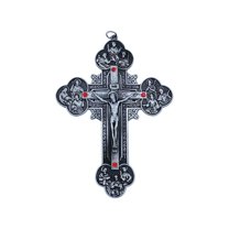 Elegant Christian Crucifix Cross Pendant Catholic Prayer Craft Cross Pendant for
