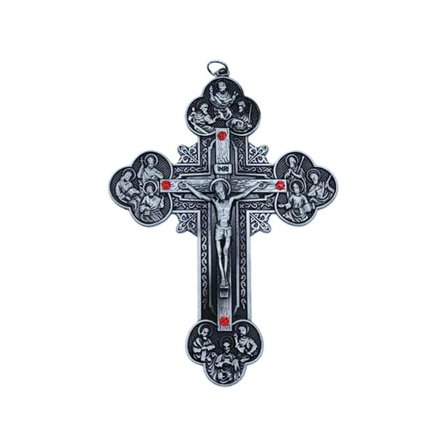 Colgante Cruz jinwen plata