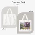 thumbnail image 2 of Salouo Lilacs Teapot Scenic Painting for Plush Underarm Bag,Soft Tote Bag Ladies Fluffy Shoulder Bag Women Furry Tote Bag Plush Handbag for Autumn and Winter, 2 of 7