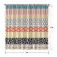 thumbnail image 5 of Waterproof Bohemian Shower Curtain 72x72 Inch Boho Style Polyester Unique Shower Curtain for Bathroom Hotel Home Decor with 12 Plastic Hooks, 5 of 5
