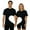 2-Black, variant on Arlun Valentine's Day Matching Couple T-Shirts Half a Heart Graphic Crewneck Short Sleeve Tees for Men Women Husband Wife Soft Comfortable Funny Printed Casual Tops 2-Yellow XL