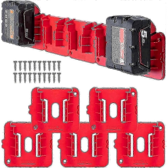 10 Pack Battery Holder For Milwaukee For M18 18V Battery