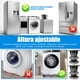 thumbnail image 3 of Base Lavadora Ajustable, Base Lavadora de Doble Tubos Ajustable, Lavadora Multifuncional Refrigerador, para Secadora, Lavadora, Refrigerador (8 Patas + 4 Ruedas, Gris), 3 of 7