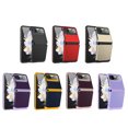 thumbnail image 7 of Compatible with Samsung Galaxy Z Flip 3 5G Phone Case Cell Accessories Heavy Duty Slim Rubber Protective Armor Hard PC Anti-Slip Hybrid Cover Rugged For Samsung Galaxy Z Flip 3, Purple, 7 of 7